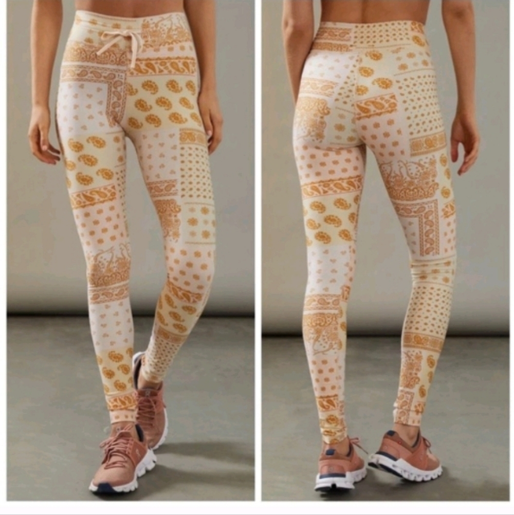The Upside bandana Carmen Paisley print pants Sz 8
